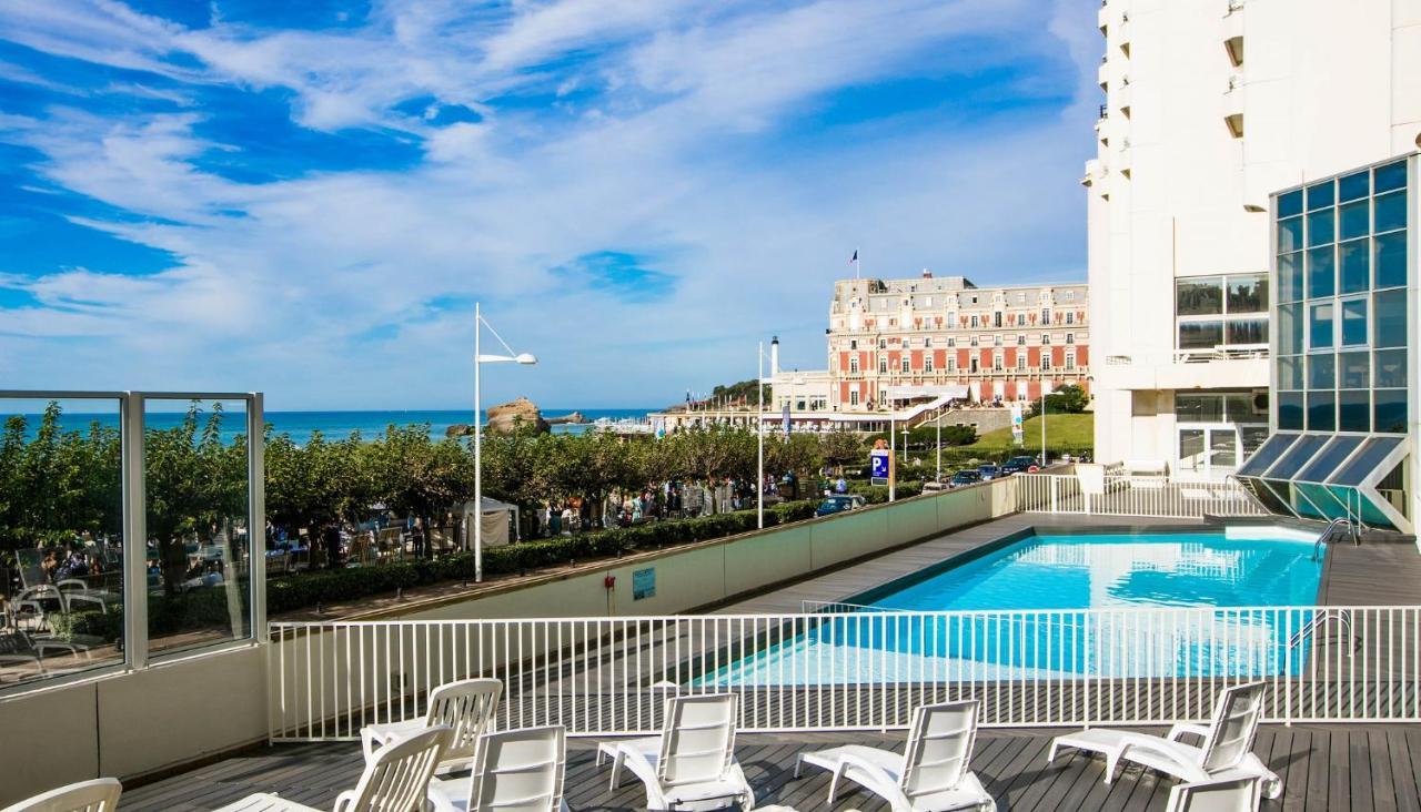 Superbe Studio Face A La Mer Acces Direct Plage Биарриц Экстерьер фото